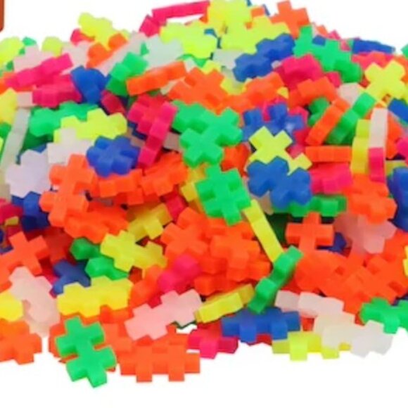 Plus Plus 100 pieces mini set of Neon Building Bricks New in package - Picture 5 of 5